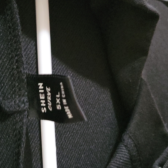 SHEIN hooded long sleeve with lace material 5x - Picture 3 of 7